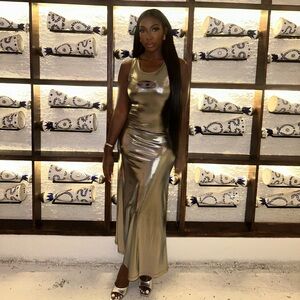 Diesel silver body con dress worn once. Size Small worn once.